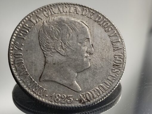 20 reales 1823 Madrid SR