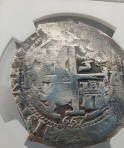 8 Reales 1667 POTOSI E