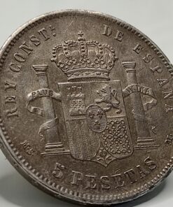 5 Pesetas 1884 Alfonso XII (18-84) MSM