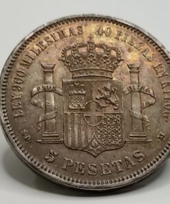 5 Pesetas Amadeo 1871 (18-71) SDM