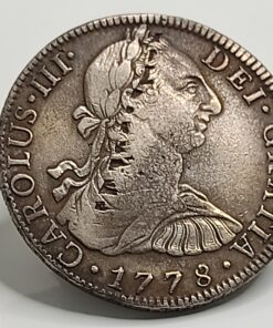 8 Reales Mexico Carlos III 1778 FF