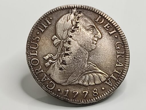 8 Reales Mexico Carlos III 1778 FF