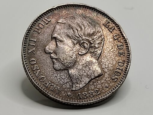 2 Pesetas 1882 Alfonso XII MSM