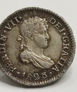 1/2 Real Fernando VII 1823 Bolivia PJ