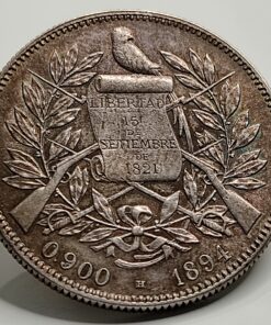 4 Reales Guatemala 1894 H