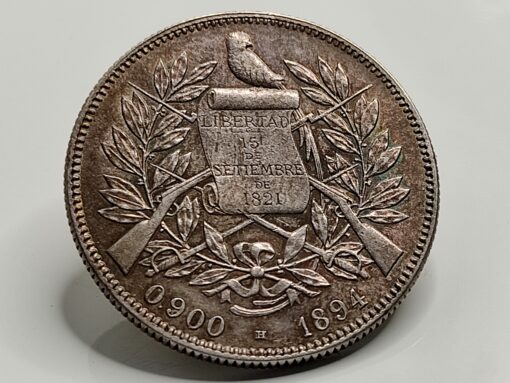 4 Reales Guatemala 1894 H