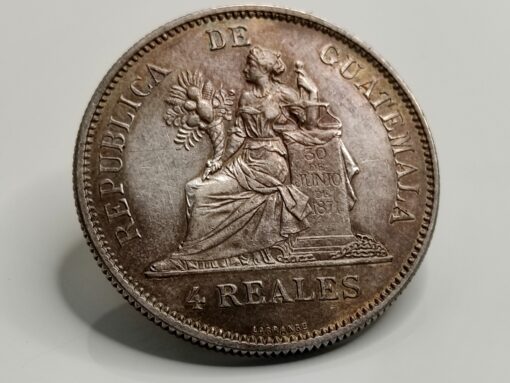 4 Reales Guatemala 1894 H