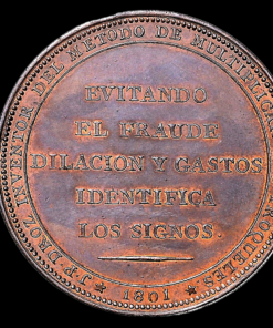 Carlos IV Medalla bronce 1801