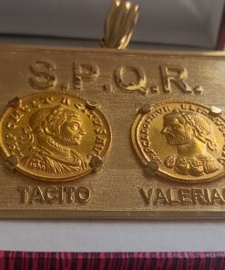 Placa de Oro con aureos