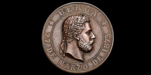 Amadeo  Medalla de bronce 1873