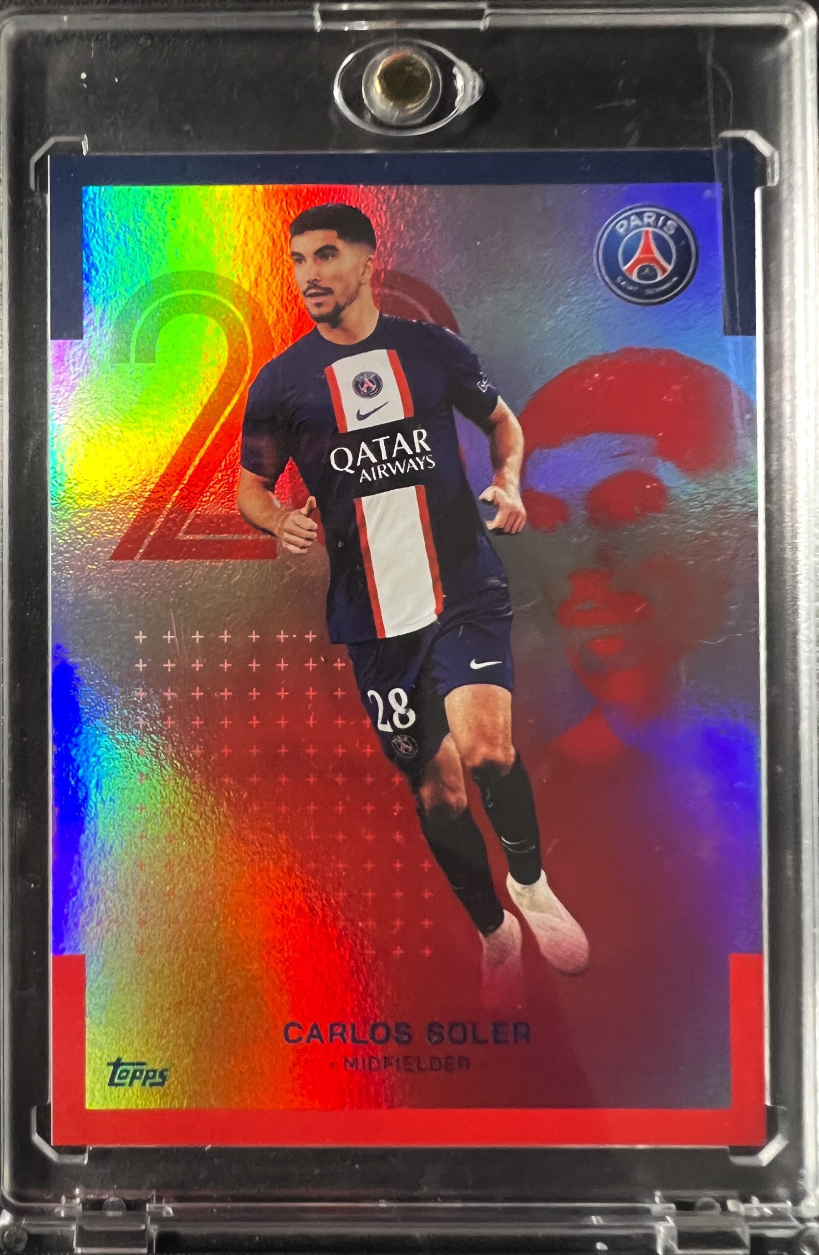 Cromos de fútbol - Carlos Soler - 4/5 - PSG - TOPPS
