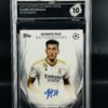 Cromo de fútbol Autografo Álvaro Rodríguez GEM MINT 10 Inception Card Grading