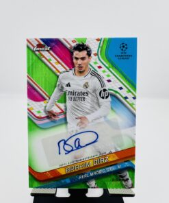 Cromo de fútbol - Auto Brahim Diaz /90 - Topps Finest