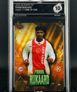 Cromo de Fútbol Frank Rijkaard Topps 1/1 One of One | Halloween GEM MINT 10