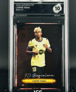 Cromo de Fútbol Lamine Yamal Topps Numerada 3/5 The Persuit