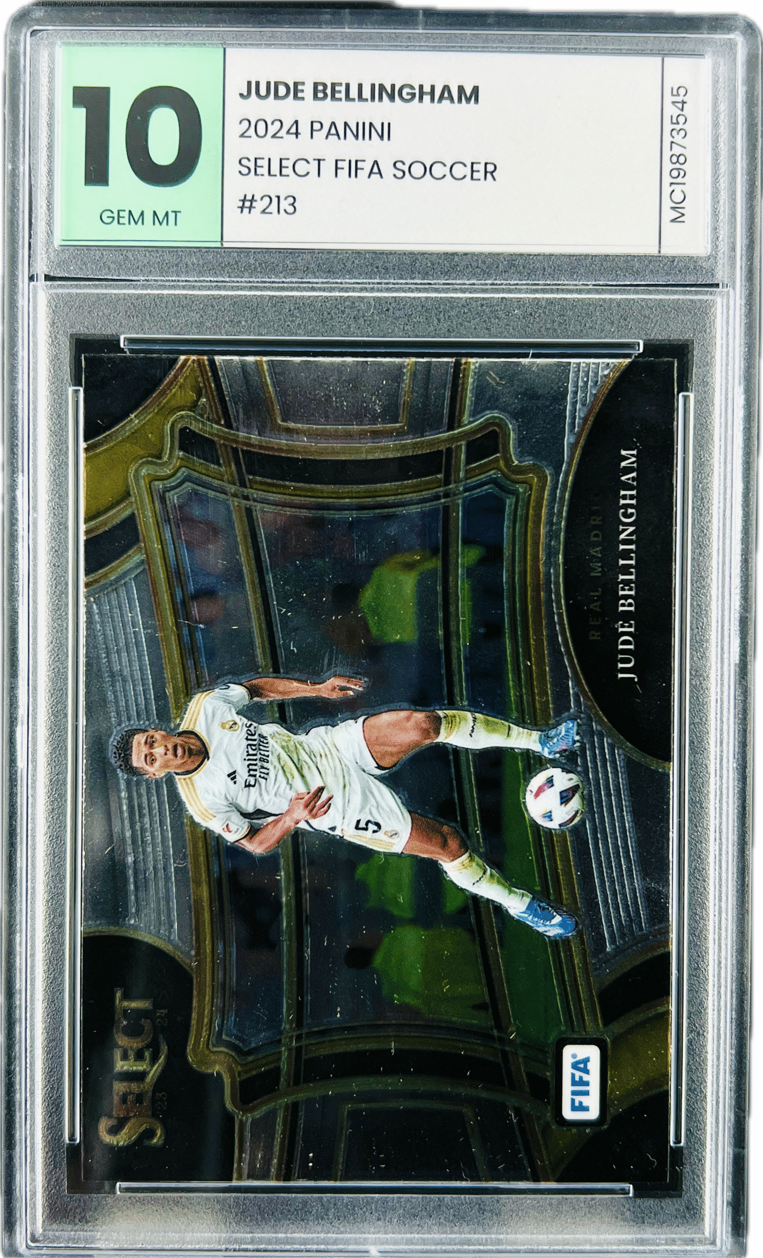 Cromo de fútbol Jude Bellingham Panini Select 2024 GM 10