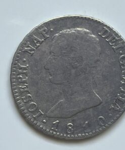 2 Reales 1810 Madrid C.I Jose Napoleon 5,87g MBC+