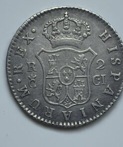 2 Reales 1812 Cadiz C.I Fernando VII .