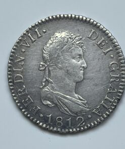 2 Reales 1812 Cadiz C.I Fernando VII .