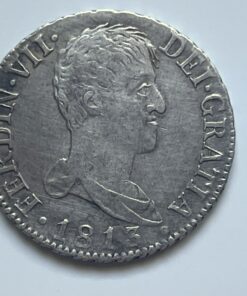 2 Reales 1813 Madrid IG Fernando VII (CARALOCO)
