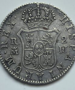 2 Reales 1813 Madrid IG Fernando VII (CARALOCO)