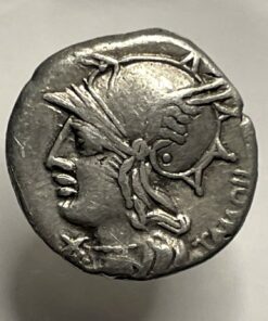 Denario. M. Baebius Q.f