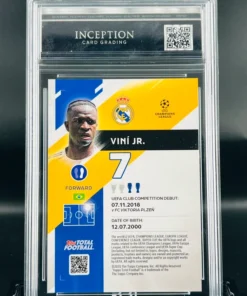Cromo Vinicus Jr Topps TTF /75 mint 9 inception card grading
