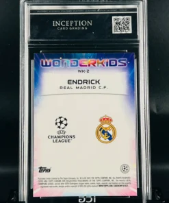 Cromo endrick topps chrome wonderkids icg gm mint 10