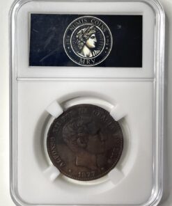 10 Céntimos Alfonso XII 1877 Barcelona