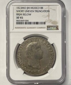 8 Reales 1823 Agustin ITURBE