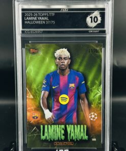 Cromo lamine yamal /75 gm mint 10 topps inception card grading