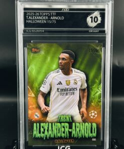 Cromo de trent alexander arnold gem mint 10 topps ttf /75 Inception Card Grading