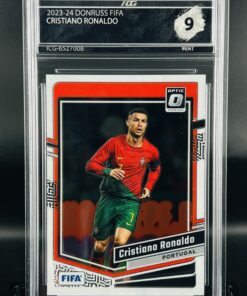 Cromo cristiano ronaldo optic panini donruss Inception Card Grading Mint 9