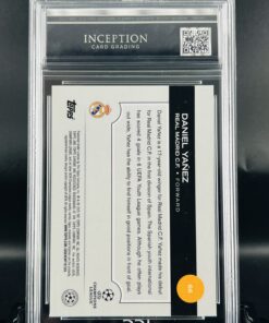 Cromo de fútbol Daniel Yañez topps /250 ICG gem mint 10