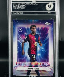 Cromo Lamine Yamal Topps Wonderkids mint 9 inception card grading