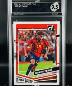 Cromo Lamine Yamal GM mint 9,5 Rookie panini donruss inception card grading