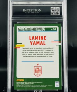 Cromo Lamine Yamal GM mint 9,5 Rookie panini donruss inception card grading