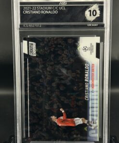 cromo cristiano ronaldo topps stadium chrome gem mint 10 inception card grading