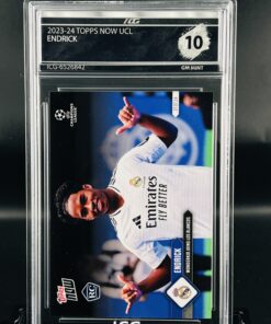 Cromos de futbol - Endrick ⭐️ GEM MINT 10 ⭐️ TOPPS NOW - Inception Card Grading