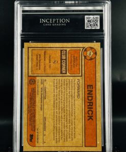 Cromo Endrick topps living set gem mint 10 inception card grading