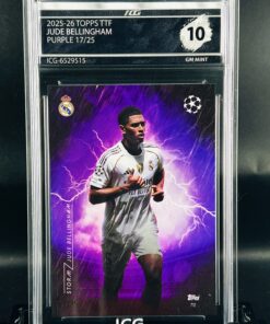 Cromo Jude Bellingham /25 GEM MINT 10 Topps TTF Storm ICG Inception Card Grading