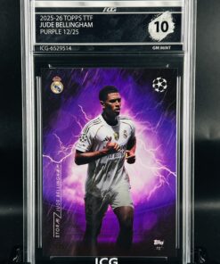 Cromo Jude Bellingham /25 GEM MINT 10 Topps TTF Storm ICG Inception Card Grading