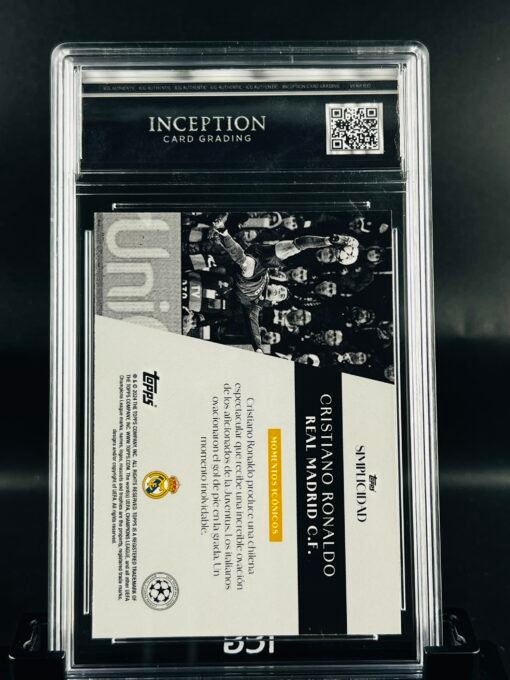 Cromo Cristiano Ronaldo Topps Simplicidad momentos iconicos gem mint 10 ...
