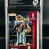 Cromo Lionel Messi mundial gem mint 10 panini inception card grading