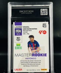 Cromo Lamine Yamal Master Rookie panini megacracks gem mint 10 inception card grading