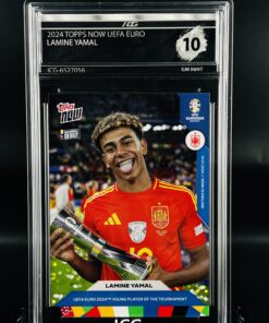 Cromo Lamine Yamal Eurocopa gem mint 10 inception card grading