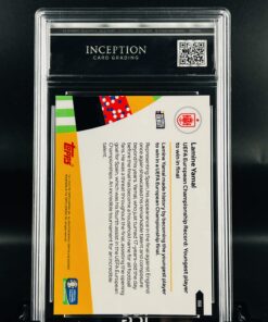Cromo Lamine Yamal Eurocopa gem mint 10 inception card grading