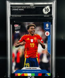 Cromo Lamine Yamal National Debut Gem mint 10 inception card grading