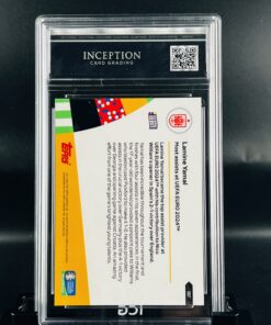 Cromo Lamine Yamal National Debut Gem mint 10 inception card grading