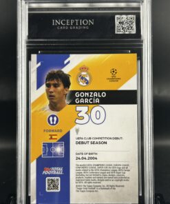 Cromo Gonzalo Garcia /25 GEM MINT 10 Topps TTF ICG Inception Card Grading